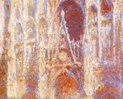 克劳德 莫奈 : Rouen Cathedral, Sunlight Effect